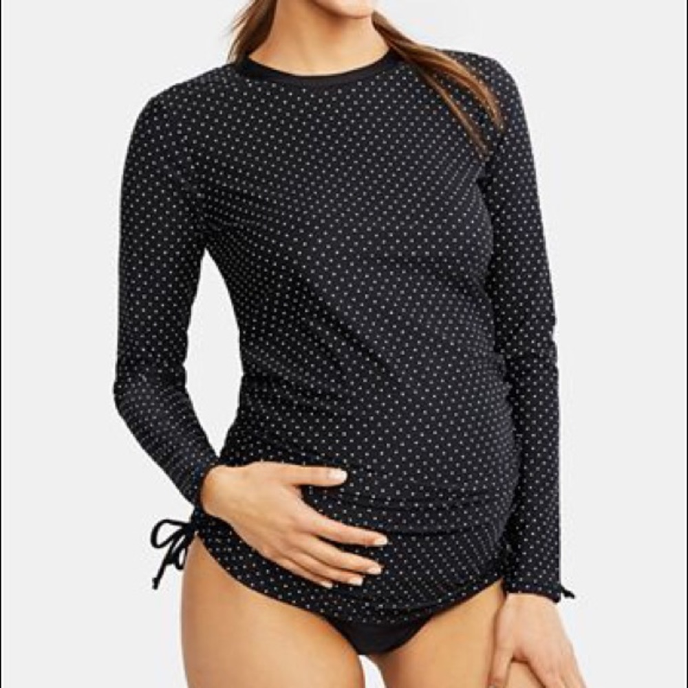 Motherhood Maternity Ruched Swim Too